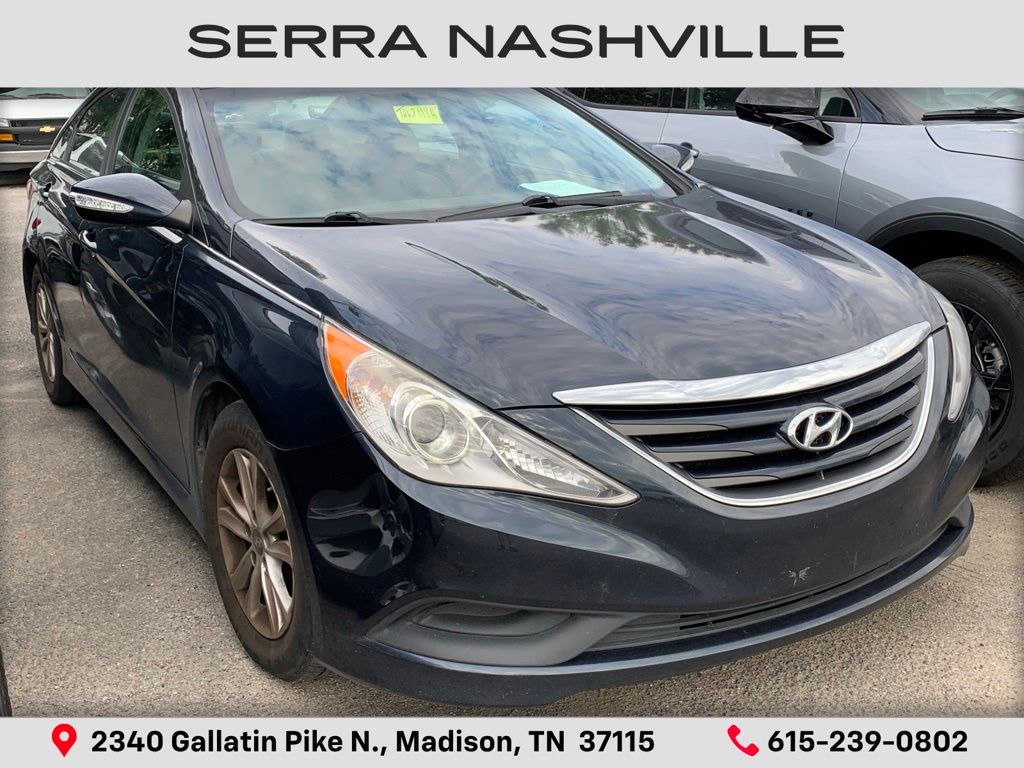 Pacific Blue Pearl 2014 Hyundai Sonata Sedan Front-Wheel Drive 6-Speed Automatic