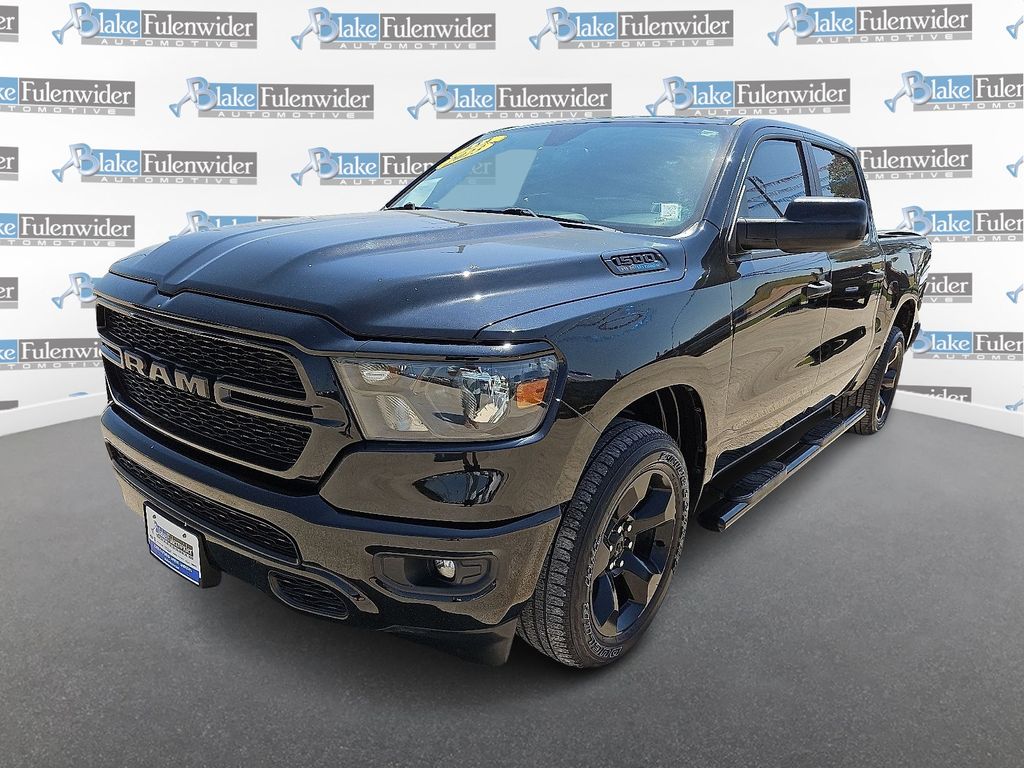 Diamond Black Crystal Pearlcoat 2023 RAM 1500 Pickup Truck Four-Wheel Drive 8-Speed Automatic