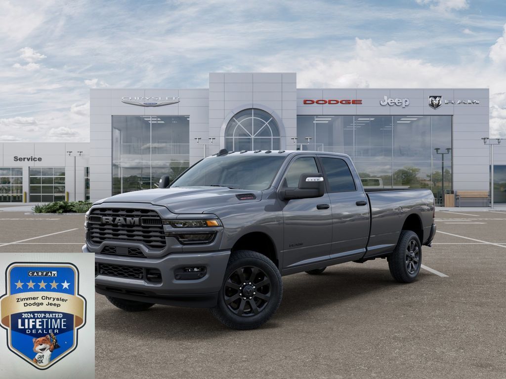 Ceramic Gray Clearcoat 2026 RAM 2500 Big Horn Crew Cab LB 4WD Pickup Truck Four-Wheel Drive 8-Speed Automatic