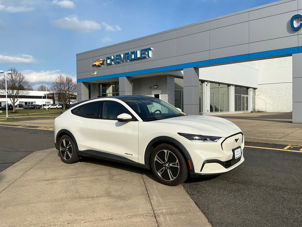 White 2021 Ford Mustang Mach-E Select AWD SUV / Crossover All-Wheel Drive Automatic