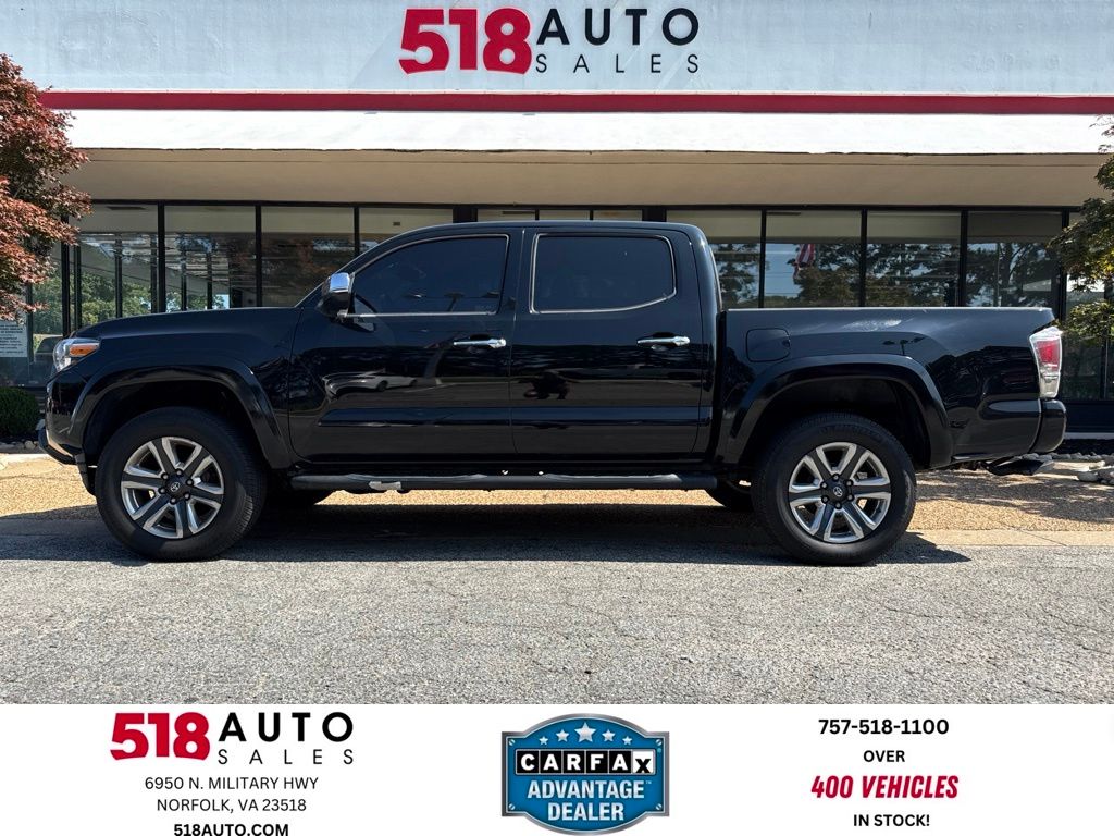 Black 2016 Toyota Tacoma Pickup Truck Four-Wheel Drive 6-Speed Automatic