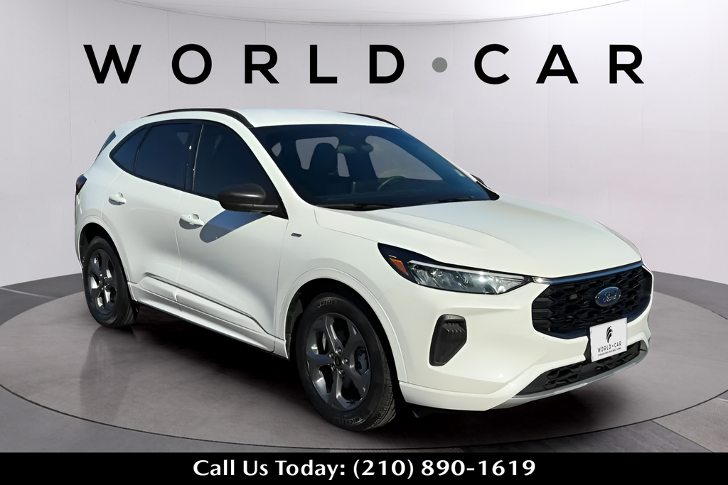 White Metallic 2024 Ford Escape Hybrid SUV / Crossover Front-Wheel Drive Continuously Variable Transmission