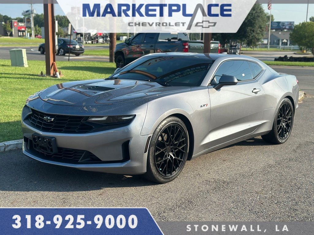 Gray (Satin Steel Metallic) 2020 Chevrolet Camaro Coupe Rear-Wheel Drive Automatic