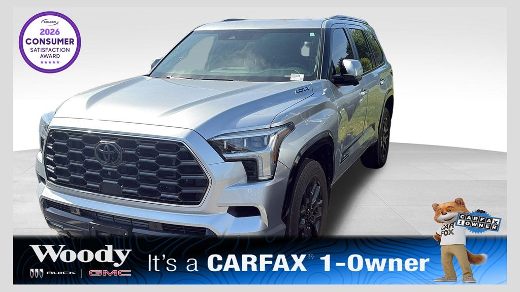 Celestial Silver Metallic 2025 Toyota Sequoia Platinum 4WD SUV / Crossover Four-Wheel Drive Automatic