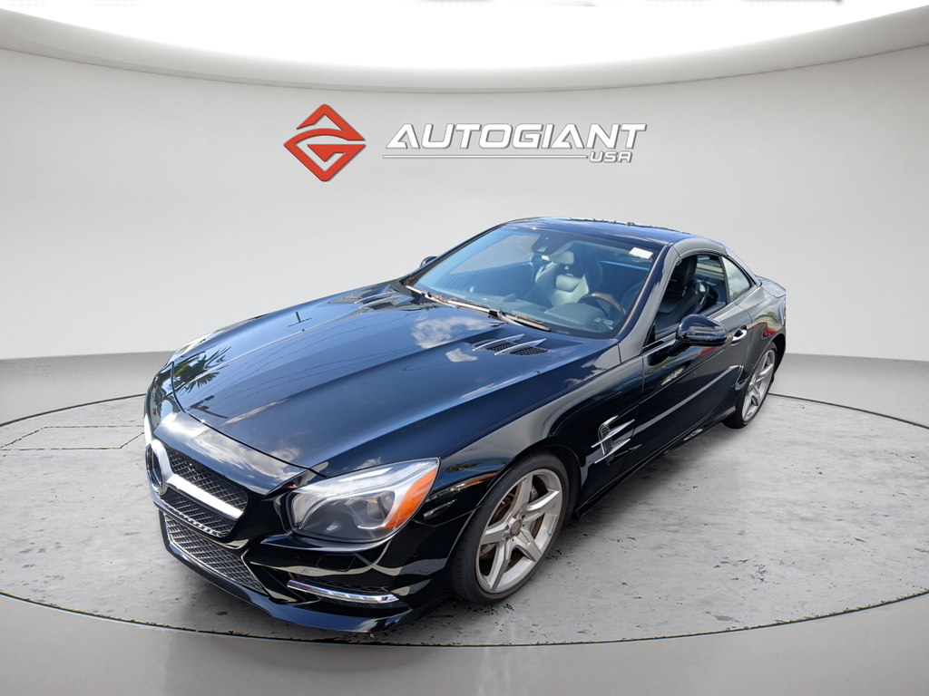 Black 2014 Mercedes-Benz SL-Class Convertible Rear-Wheel Drive 7-Speed Automatic