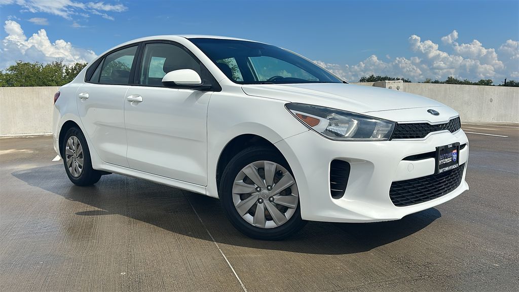 2019 Kia Rio S White at Emmons Autoplex