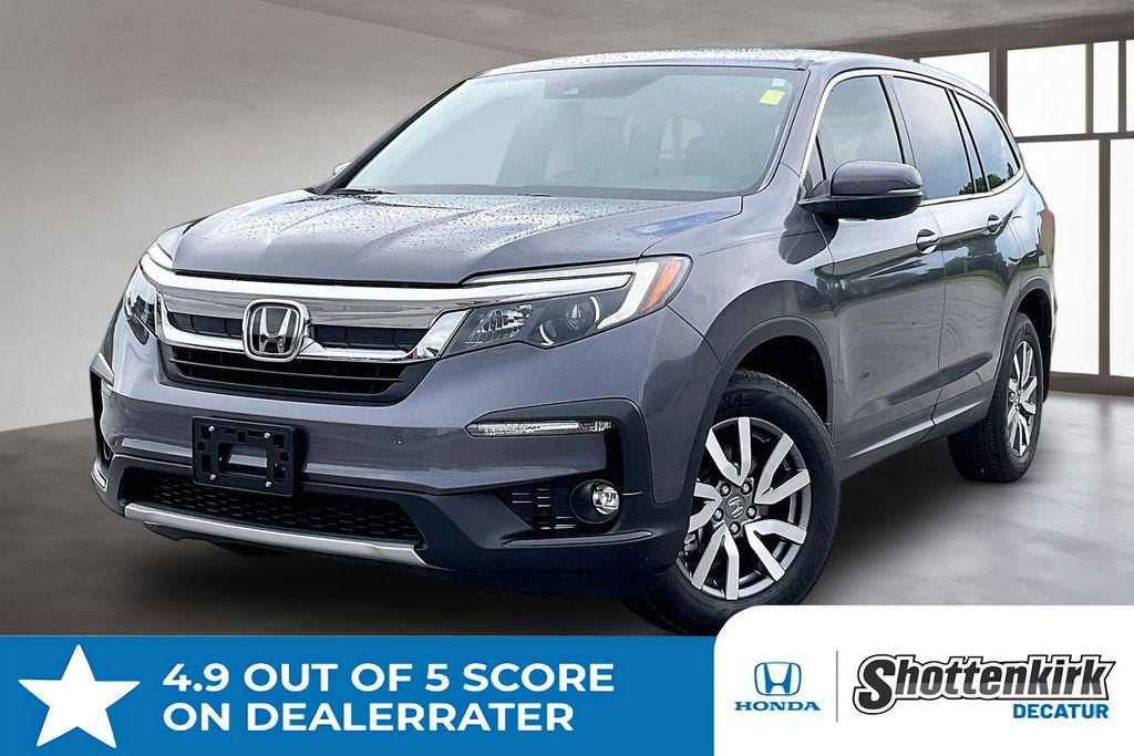 Gray (Modern Steel Metallic) 2022 Honda Pilot SUV / Crossover All-Wheel Drive 9-Speed Automatic