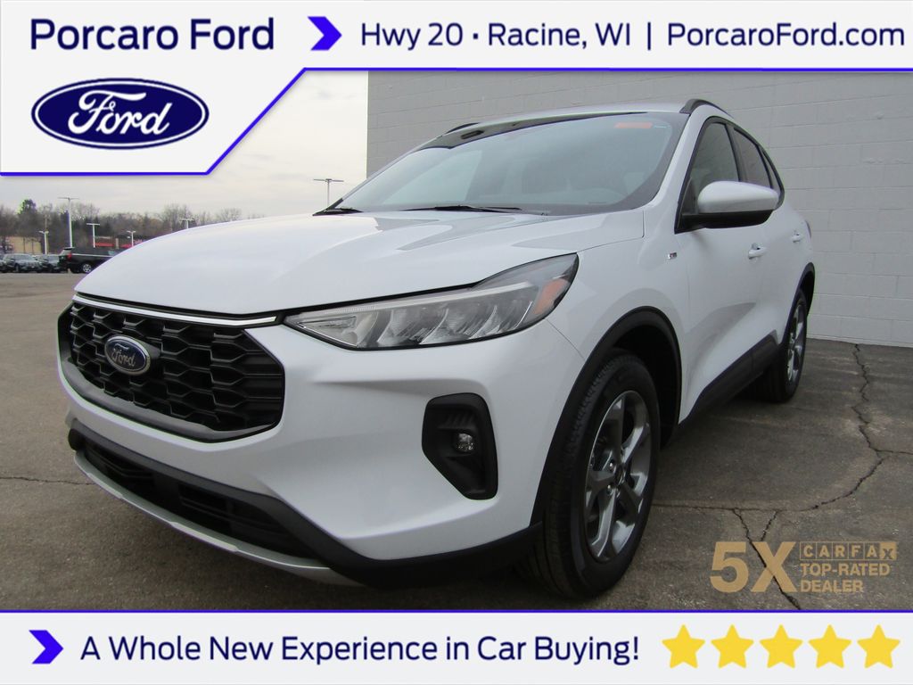 Space Silver Metallic 2025 Ford Escape Hybrid ST-Line Select AWD SUV / Crossover All-Wheel Drive Continuously Variable Transmission