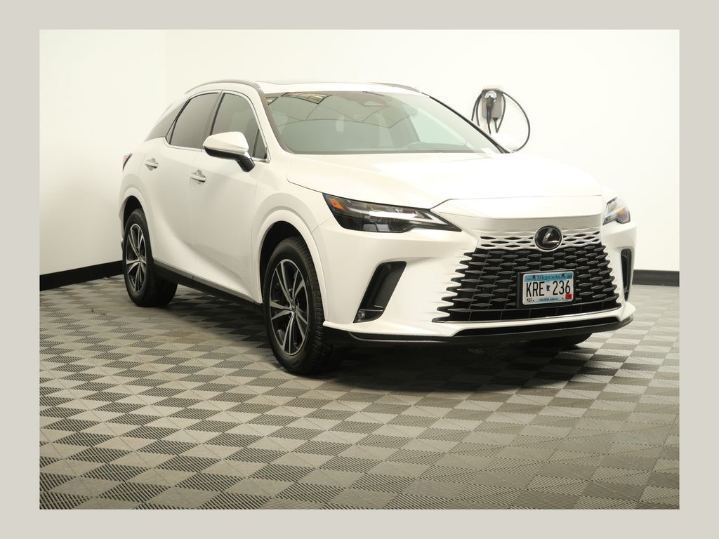 White Pearl 2023 Lexus RX Hybrid 350h Premium AWD SUV / Crossover All-Wheel Drive Continuously Variable Transmission