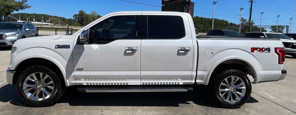 2015 Ford F-150 Lariat White at Wharton Chevrolet GMC