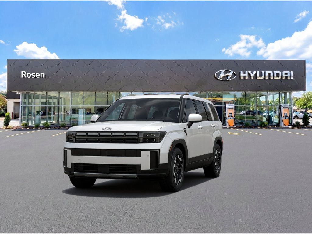 Serenity White 2026 Hyundai Santa Fe SUV / Crossover All-Wheel Drive 8-Speed Automatic