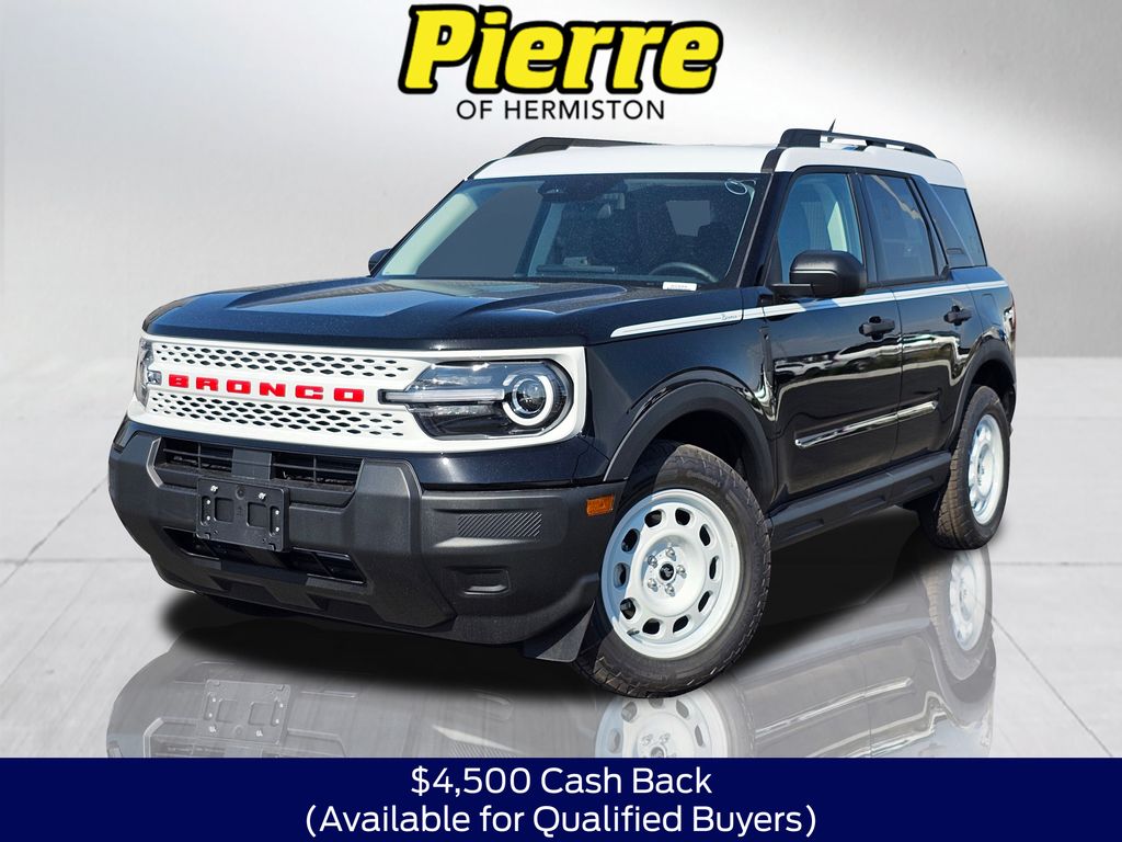 Shadow Black 2025 Ford Bronco Sport SUV / Crossover All-Wheel Drive 8-Speed Automatic