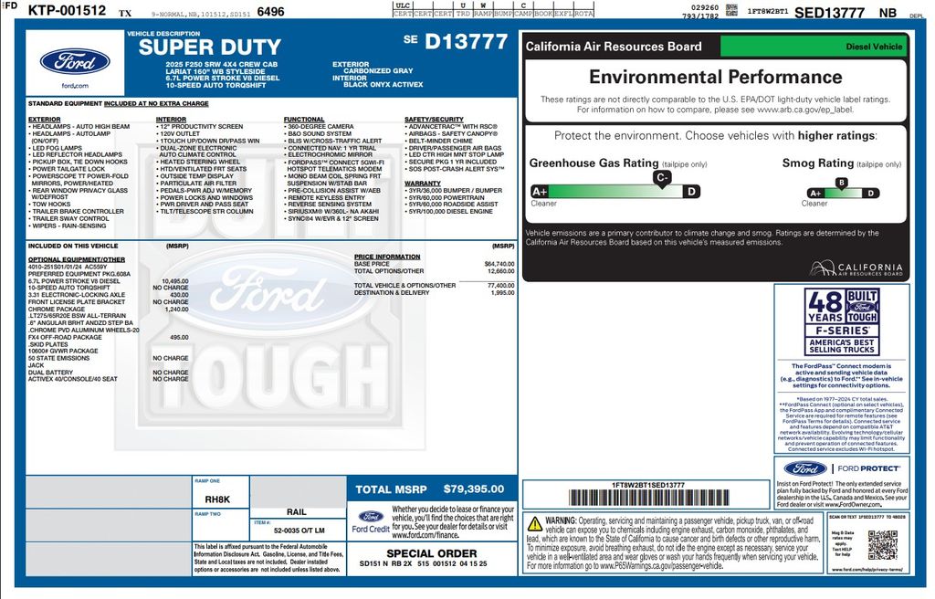 Used 2025 Gray Ford Lariat image 4