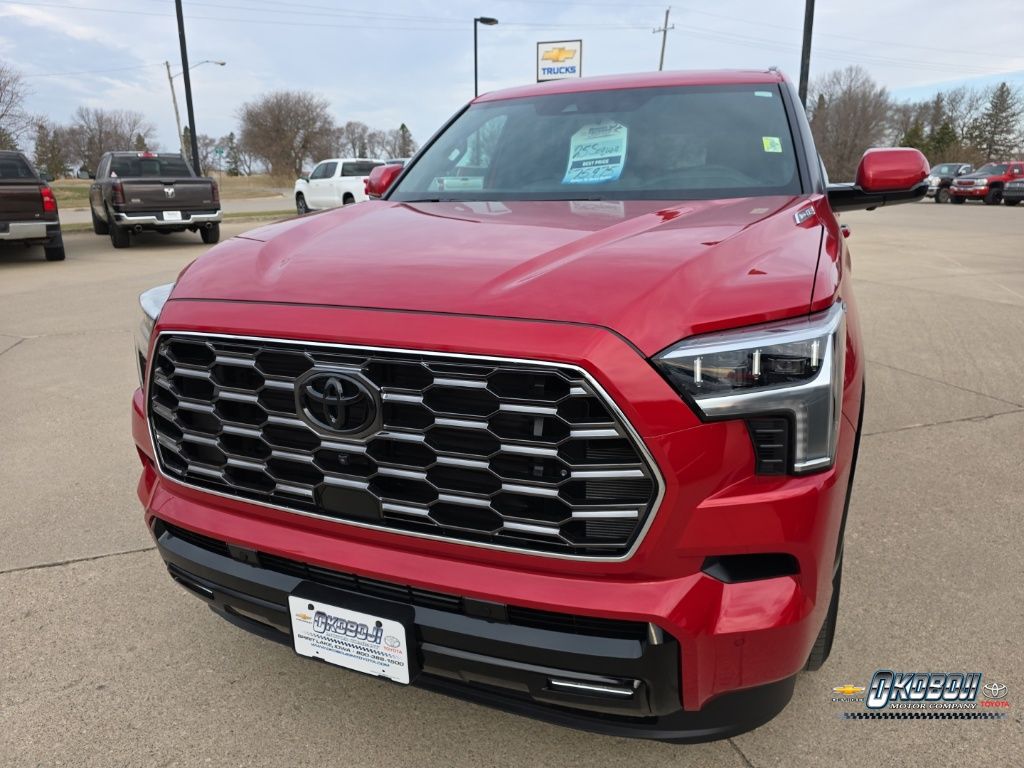Supersonic Red 2025 Toyota Sequoia Platinum 4WD SUV / Crossover Four-Wheel Drive Automatic