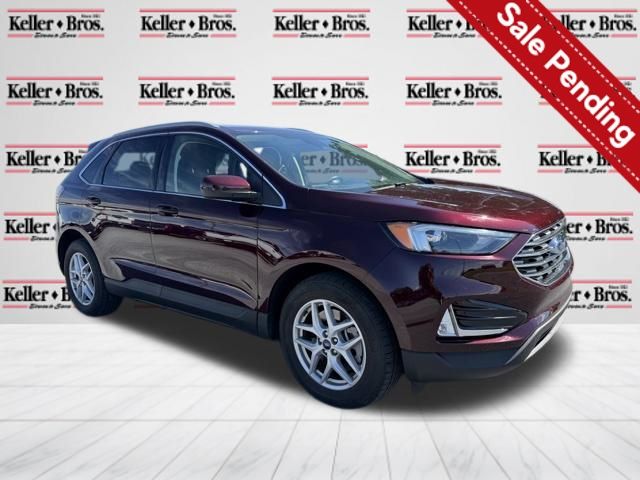 Red (Burgundy) 2022 Ford Edge SUV / Crossover All-Wheel Drive 8-Speed Automatic