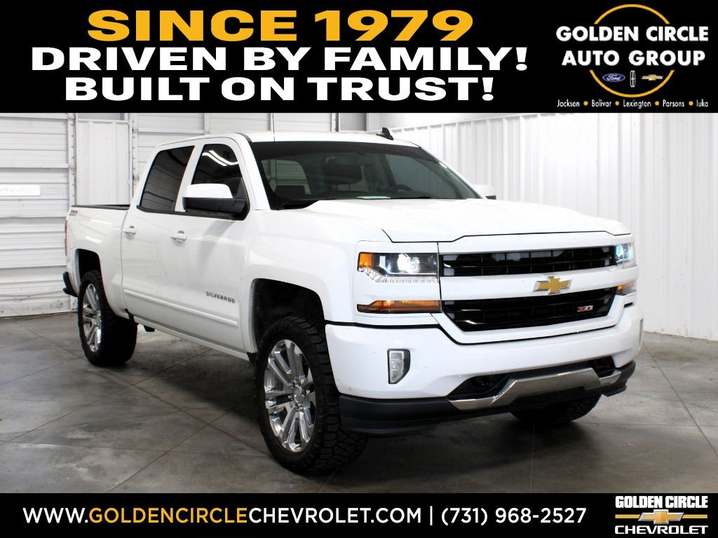 Summit White 2017 Chevrolet Silverado 1500 Pickup Truck Four-Wheel Drive 6-Speed Automatic Overdrive