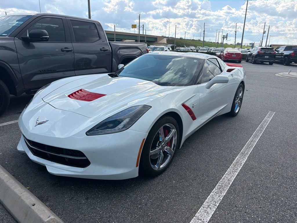 Arctic White 2014 Chevrolet Corvette Coupe Rear-Wheel Drive 6-Speed Automatic
