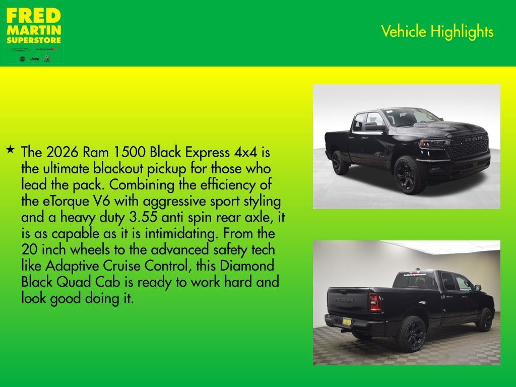 new 2026 Ram 1500 car, priced at $39,997
