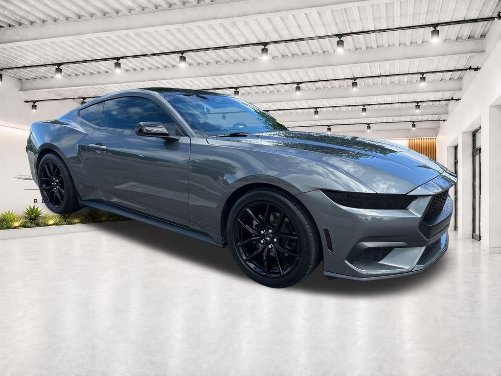 Gray Metallic 2024 Ford Mustang Coupe Rear-Wheel Drive Automatic