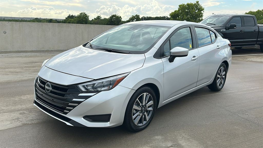 2025 Nissan Versa 1.6 SV Silver at South Houston Nissan