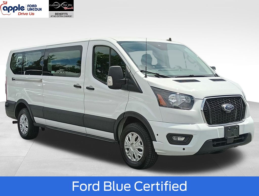 Oxford White 2024 Ford Transit Passenger Van Rear-Wheel Drive