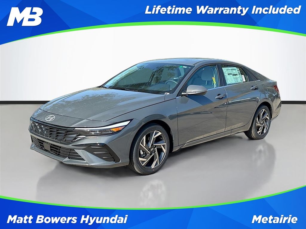 Ecotronic Gray 2026 Hyundai Elantra Sedan Front-Wheel Drive Continuously Variable Transmission