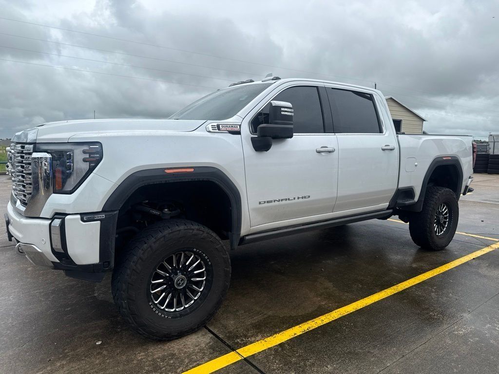 2024 GMC Sierra 3500HD Denali White at Big Star Buick GMC