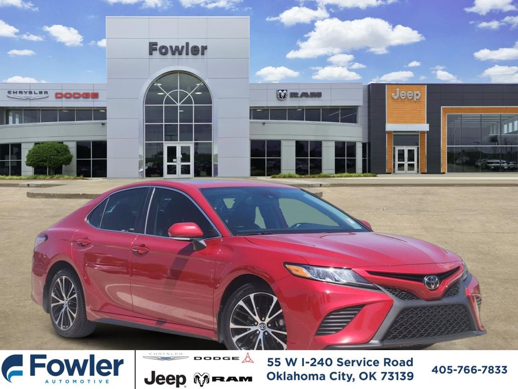 Supersonic Red 2019 Toyota Camry Sedan Front-Wheel Drive 8-Speed Automatic