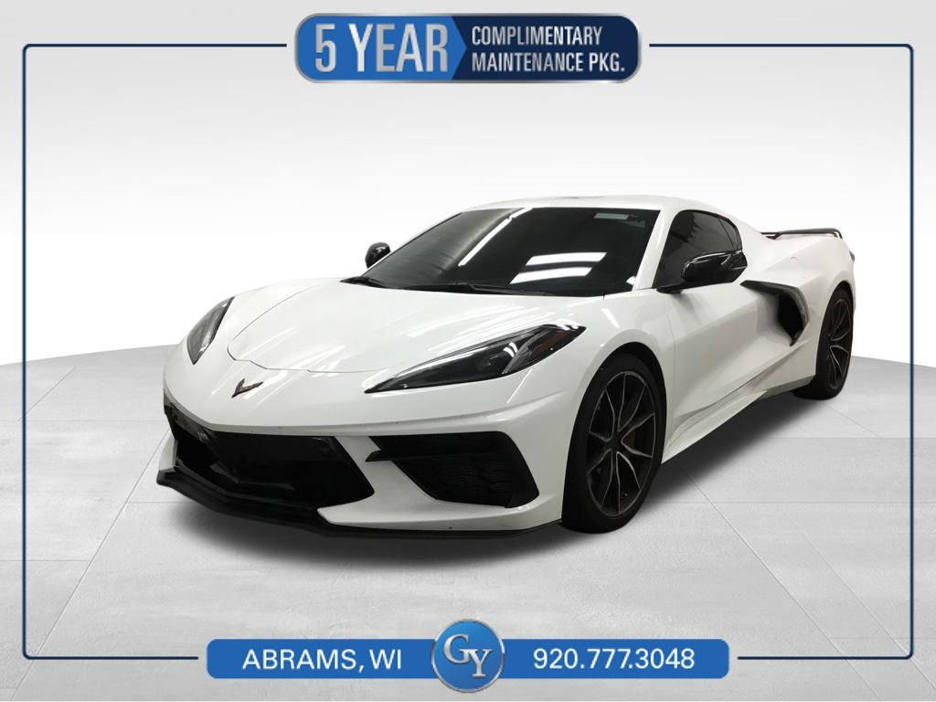 Arctic White 2021 Chevrolet Corvette Coupe Rear-Wheel Drive 8-Speed Dual Clutch
