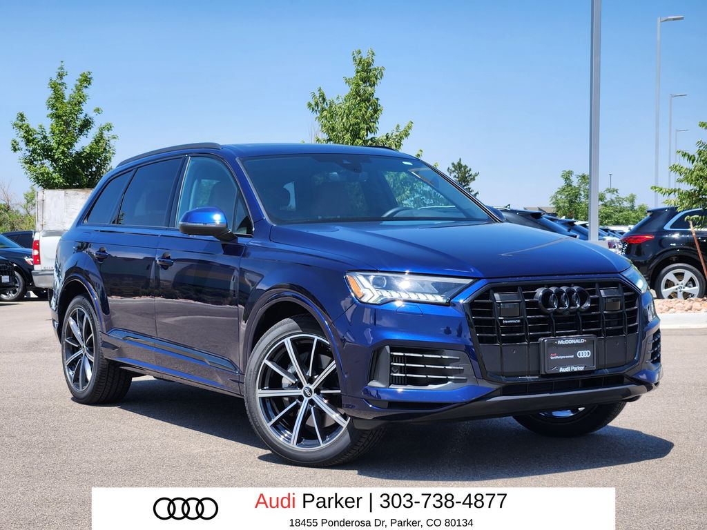 Navarra Blue Metallic 2023 Audi Q7 SUV / Crossover All-Wheel Drive 8-Speed Automatic