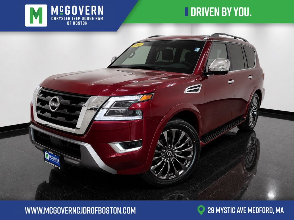 Coulis Red Pearl 2024 Nissan Armada SUV / Crossover Four-Wheel Drive 7-Speed Automatic
