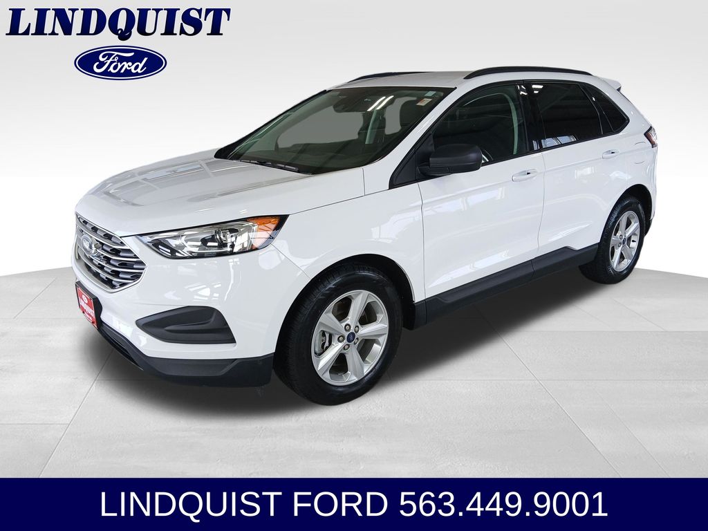 Oxford White 2020 Ford Edge SE AWD SUV / Crossover All-Wheel Drive 8-Speed Automatic