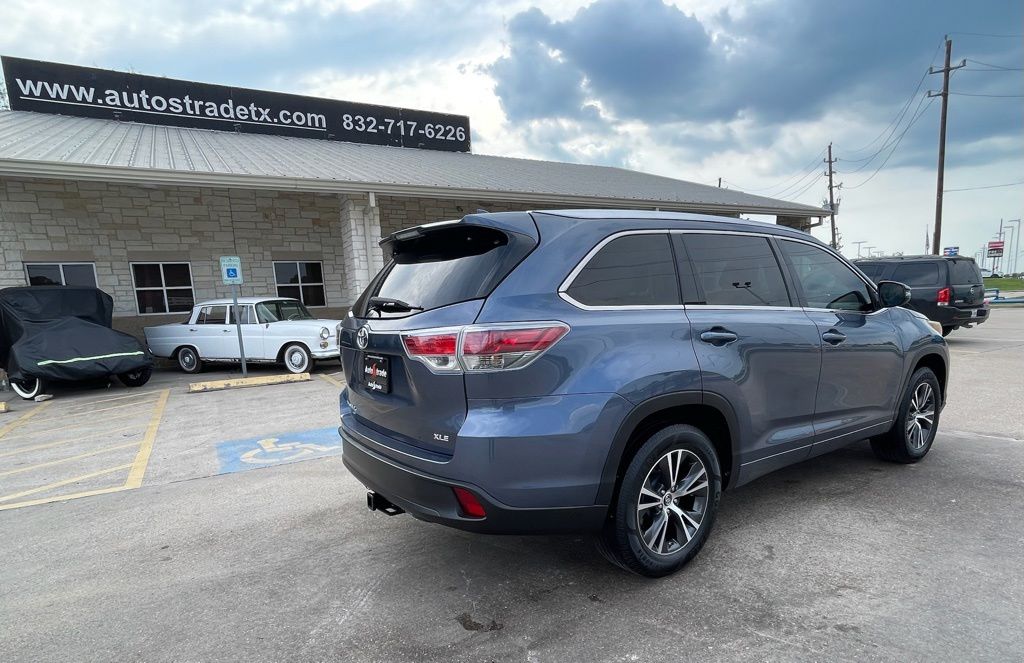 2016 Toyota Highlander XLE V6 Blue at Gullo Toyota