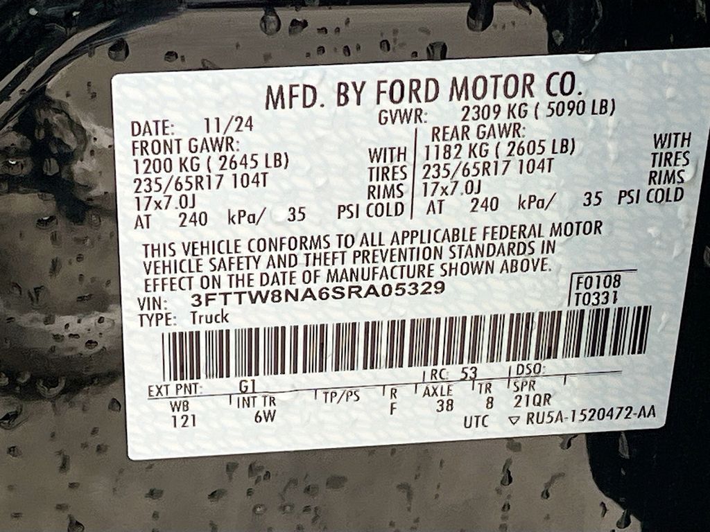 Used 2025 Black Ford Tremor image 33