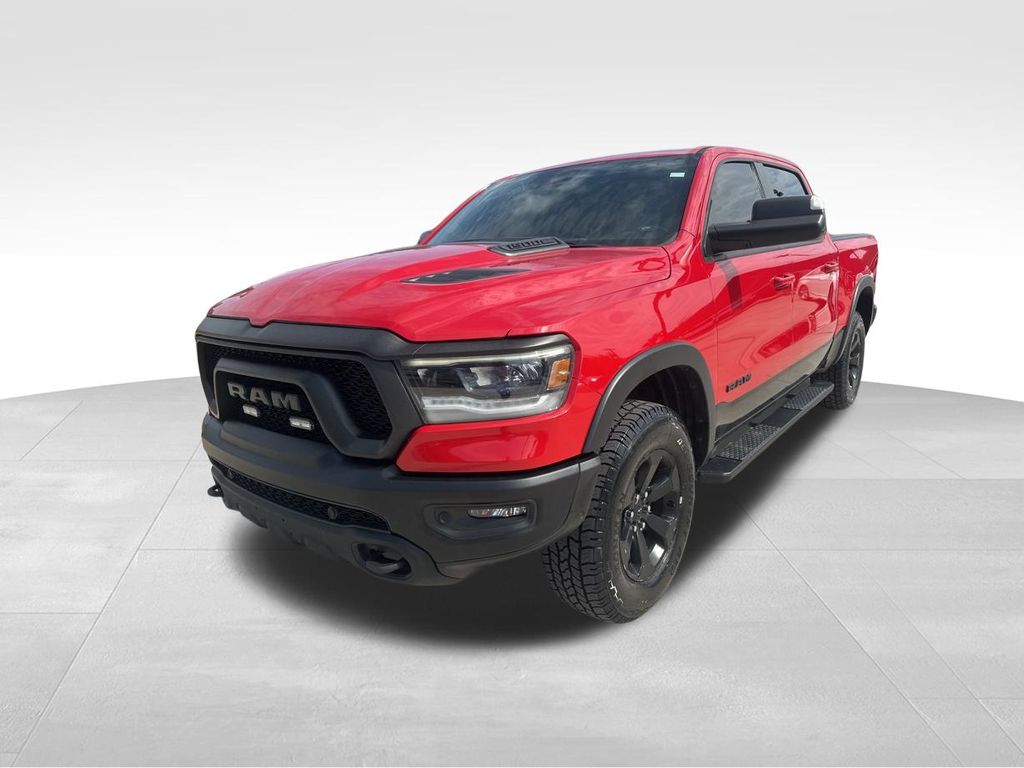 2021 Flame Red Clearcoat Ram 1500 Rebel 4X4 Truck