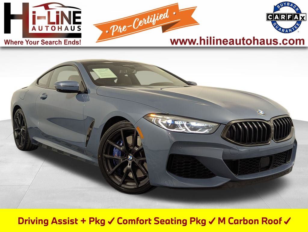 Barcelona Blue Metallic 2019 BMW 8 Series M850i xDrive Coupe AWD Coupe All-Wheel Drive 8-Speed Automatic