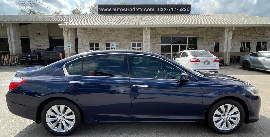 2013 Honda Accord EX-L Blue at Don McGill Toyota