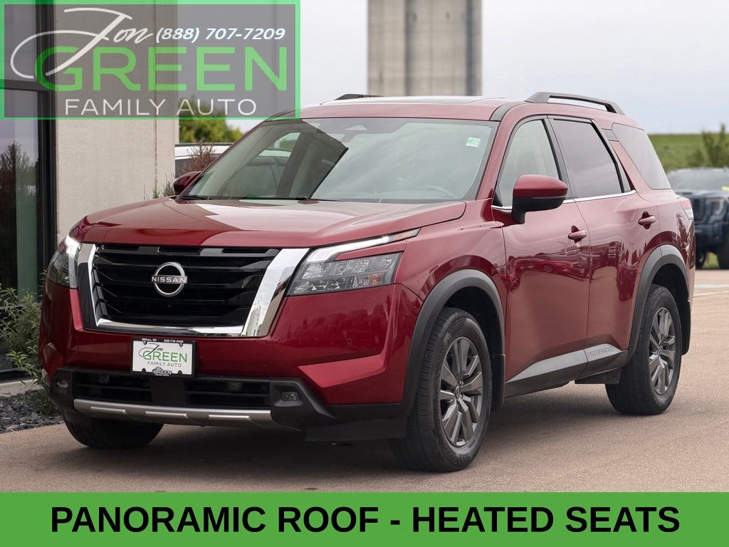 Red 2024 Nissan Pathfinder SUV / Crossover All-Wheel Drive 9-Speed Automatic