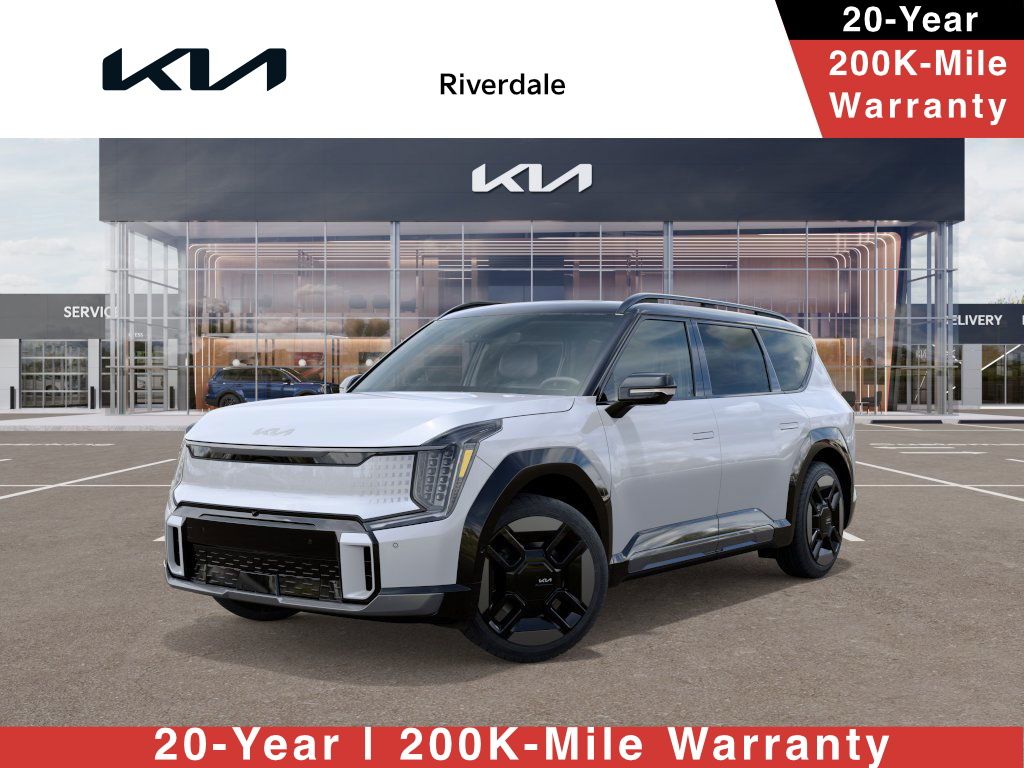 Glacial White Pearl 2026 Kia EV9 SUV / Crossover All-Wheel Drive 1-Speed Automatic