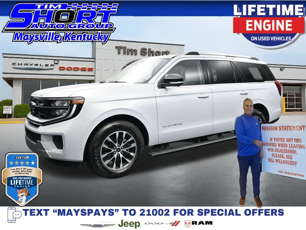 Silver Metallic 2025 Ford Expedition Platinum 4WD SUV / Crossover Four-Wheel Drive Automatic
