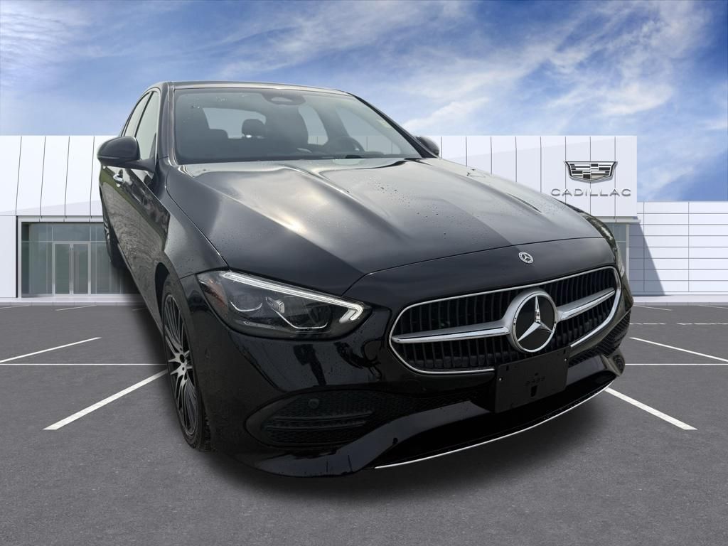Black 2025 Mercedes-Benz C-Class Sedan All-Wheel Drive 9-Speed Automatic