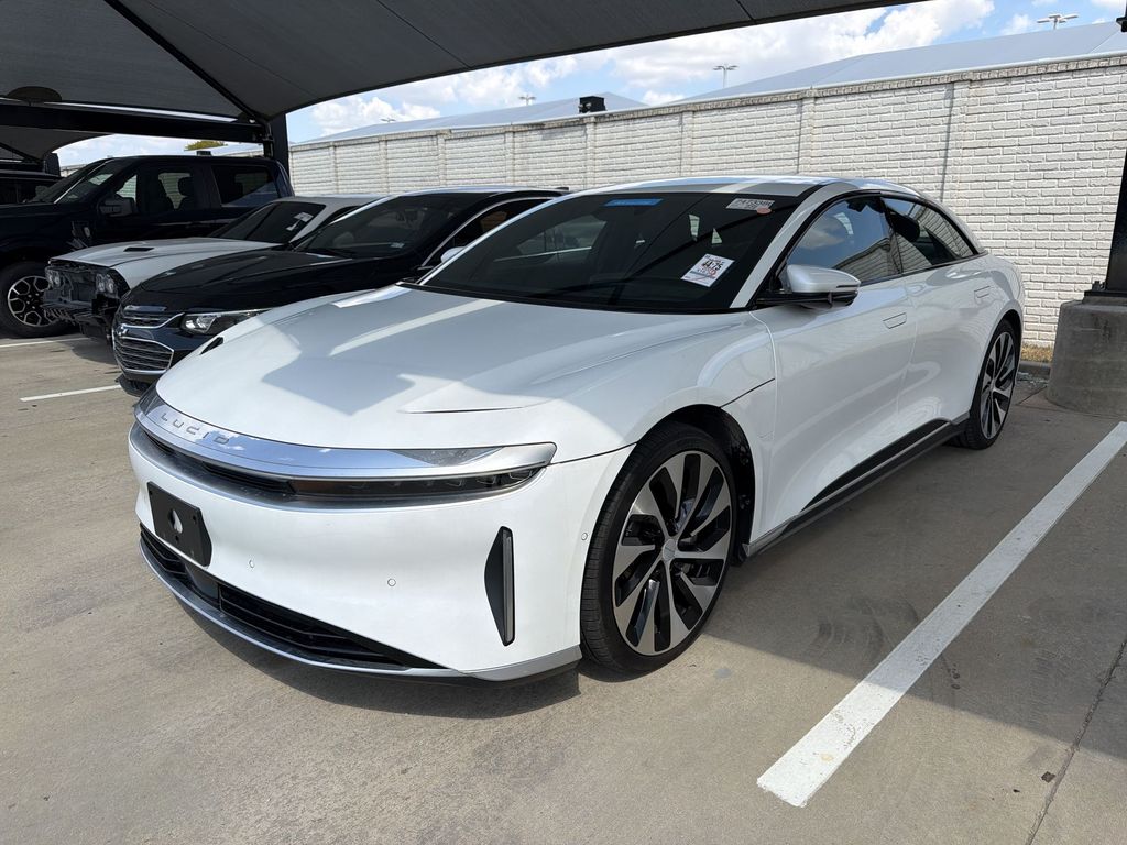 White 2024 Lucid Air Sedan All-Wheel Drive 1-Speed Automatic