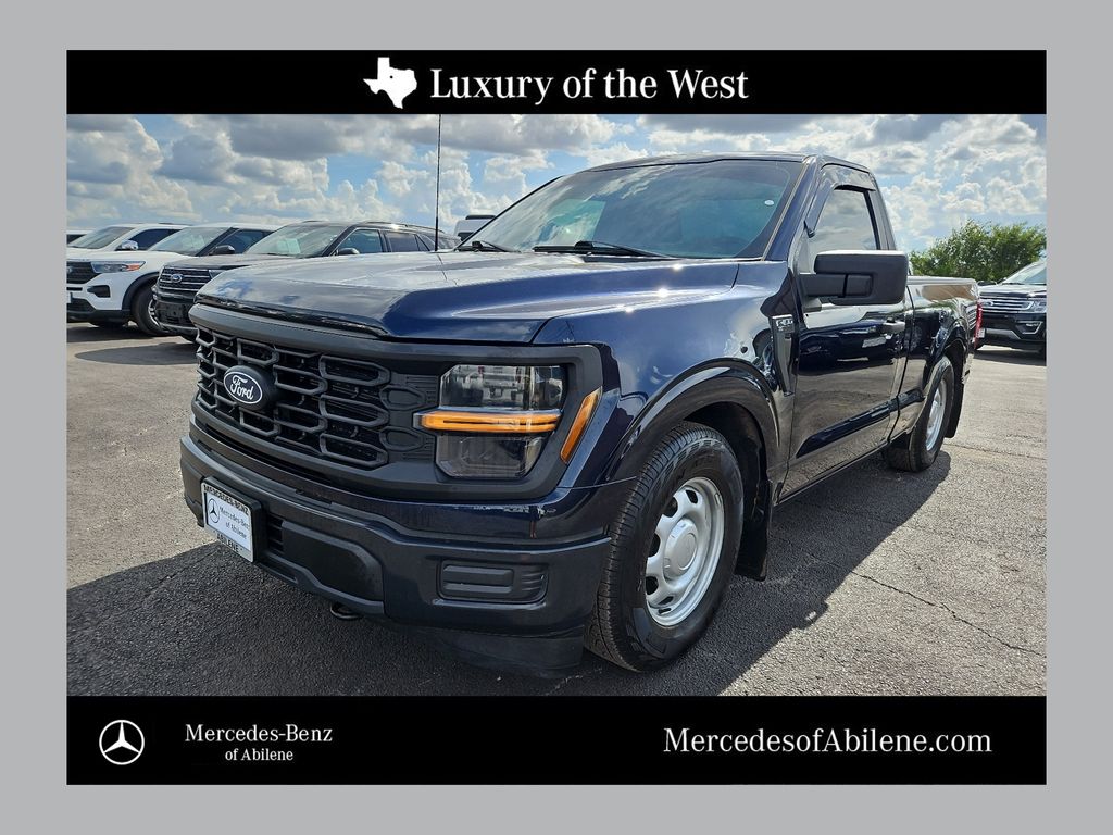 Blue Metallic 2025 Ford F-150 XL Regular Cab 4WD Pickup Truck Four-Wheel Drive Automatic