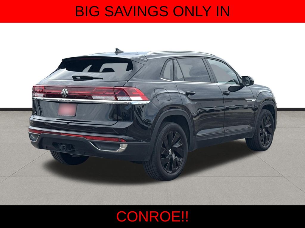 2024 Volkswagen Atlas Cross Sport 2.0T SE w/Technology Black at DeMontrond Gulf Freeway