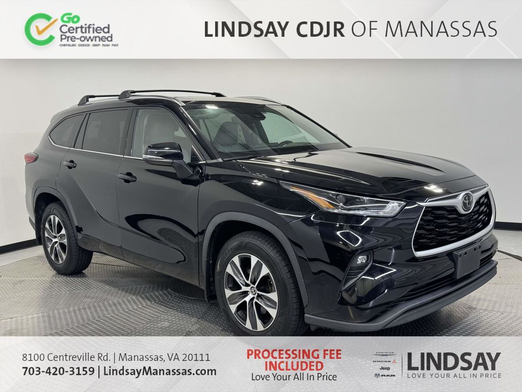 Midnight Black Metallic 2021 Toyota Highlander SUV / Crossover All-Wheel Drive 8-Speed Automatic