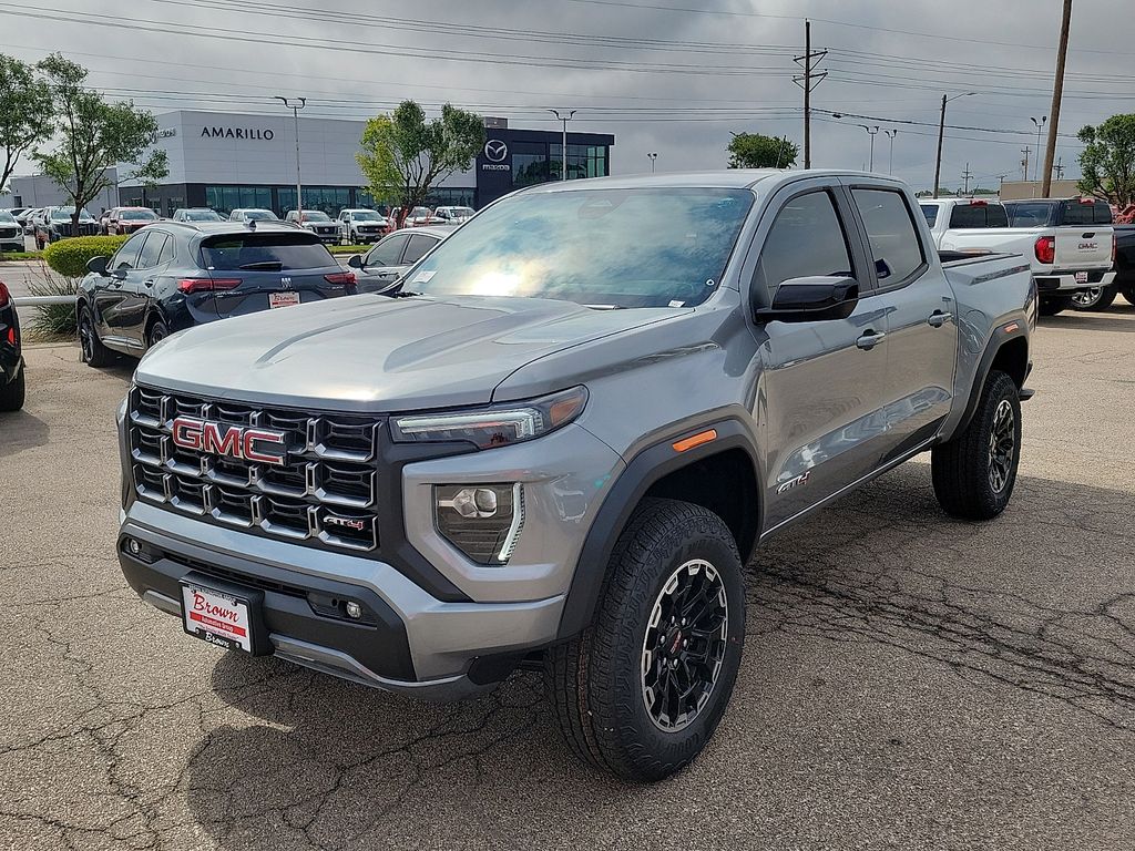 2026 GMC Canyon AT4 Silver at Brown Buick GMC