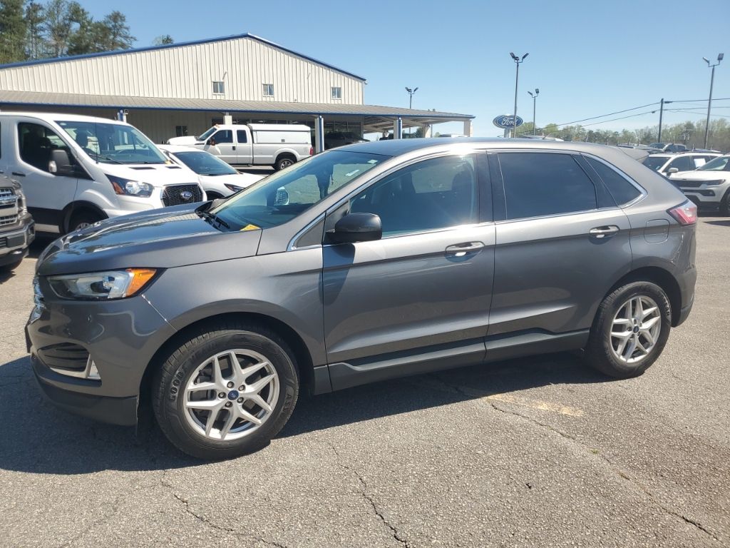 Gray Metallic 2021 Ford Edge SEL FWD SUV / Crossover Front-Wheel Drive 8-Speed Automatic