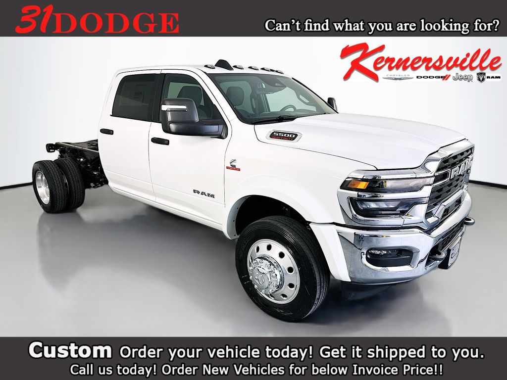 Bright White Clearcoat 2026 RAM 5500 Chassis Automatic