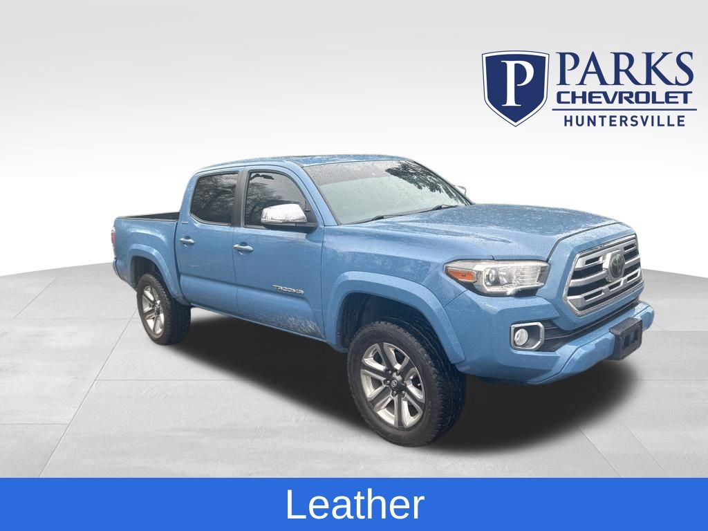 Cavalry Blue 2019 Toyota Tacoma Limited Double Cab 4WD Pickup Truck Four-Wheel Drive 6-Speed Automatic