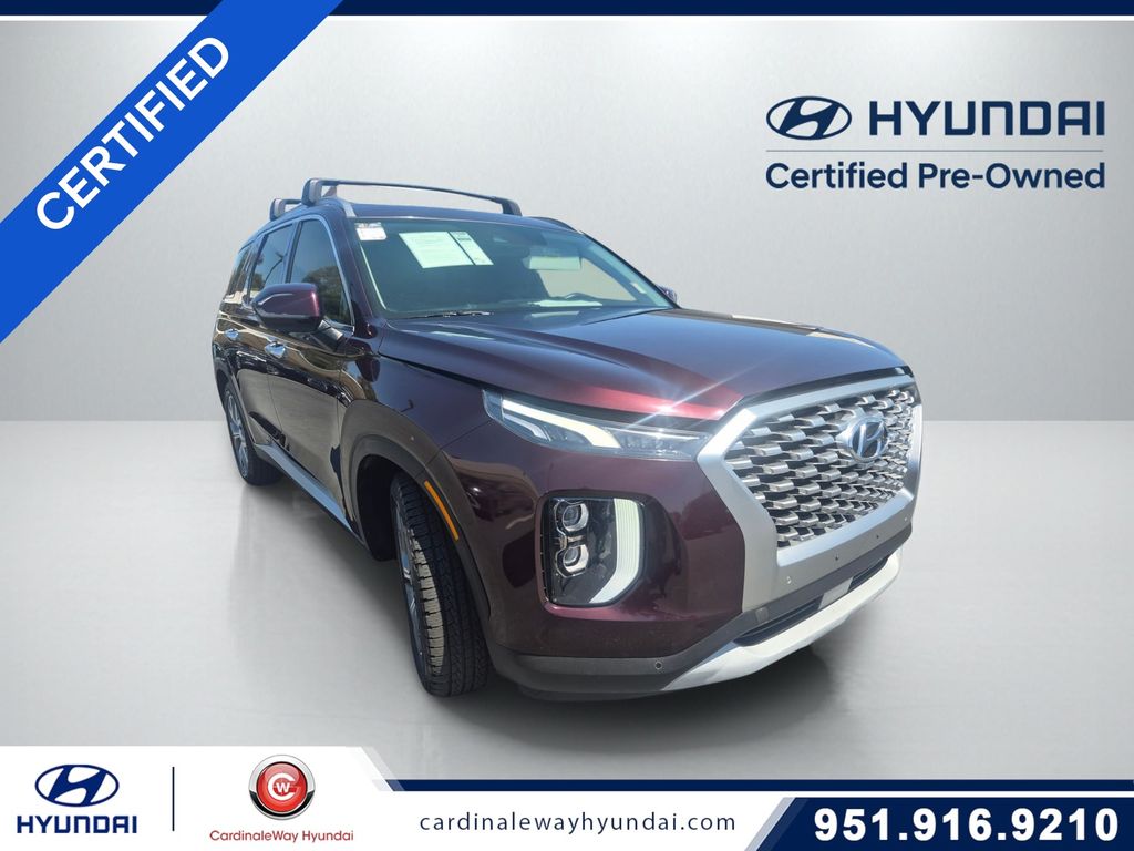 Red (Burgundy) 2021 Hyundai Palisade SUV / Crossover Front-Wheel Drive 8-Speed Automatic